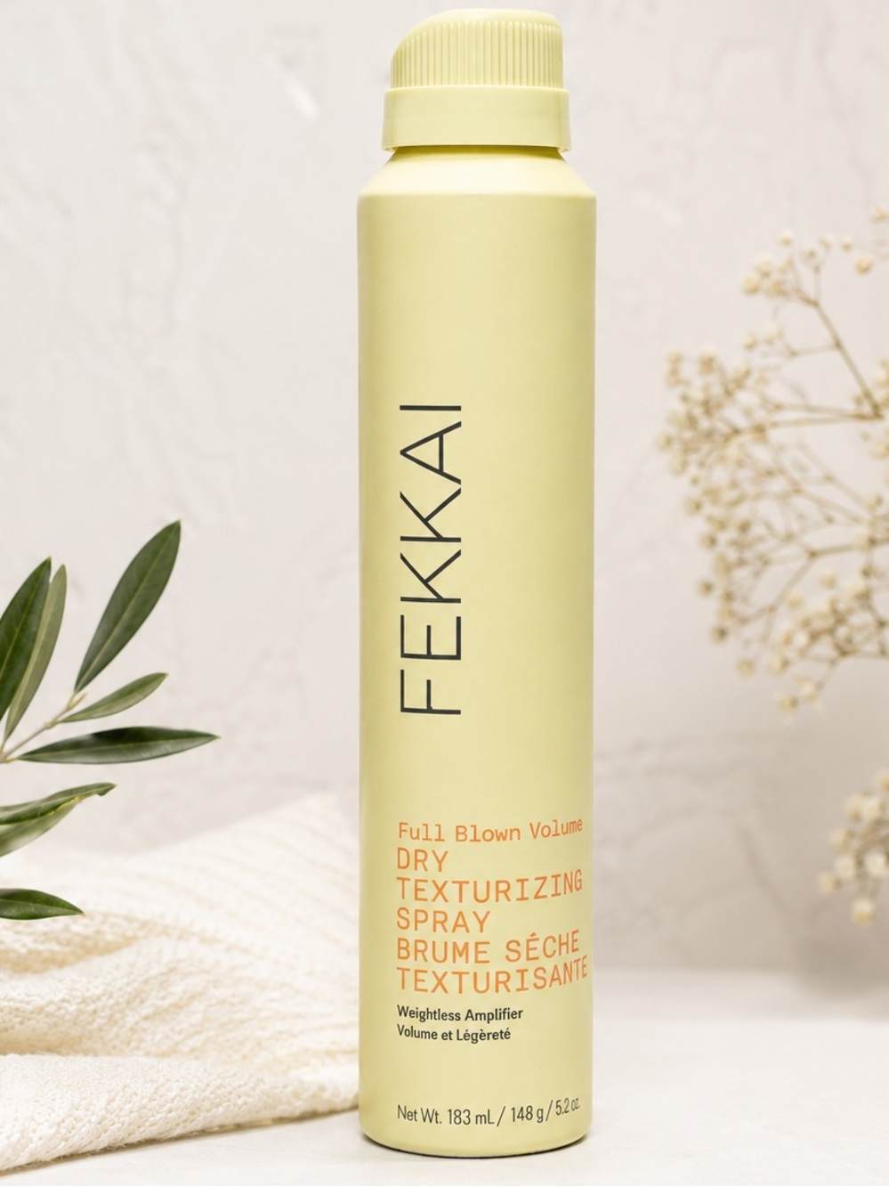 FEKKAI Full Blown Volume Dry Texturizing Spray Full Size 6.2oz  183ml Brand New